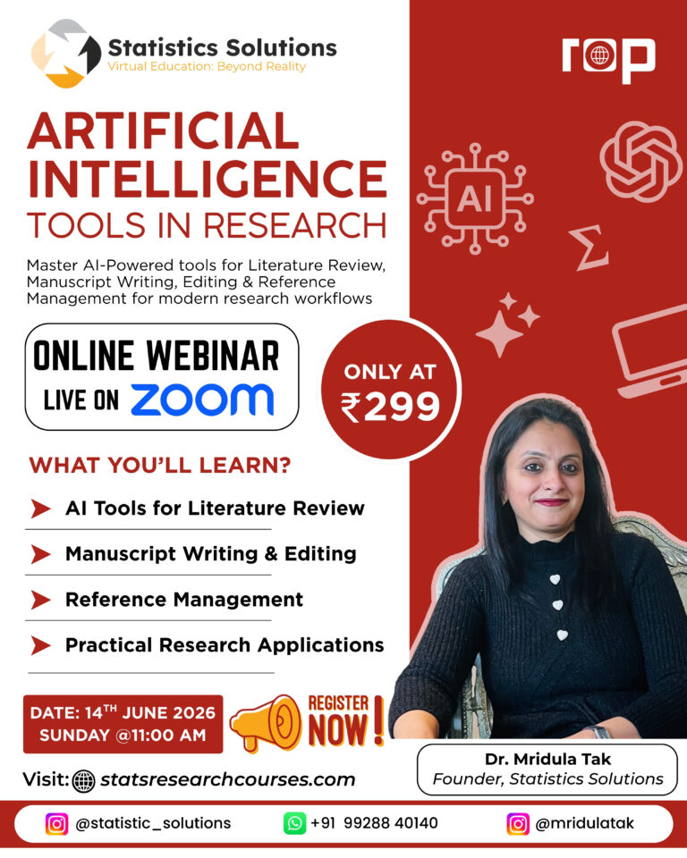 Artificial Intelligence Tools in Research